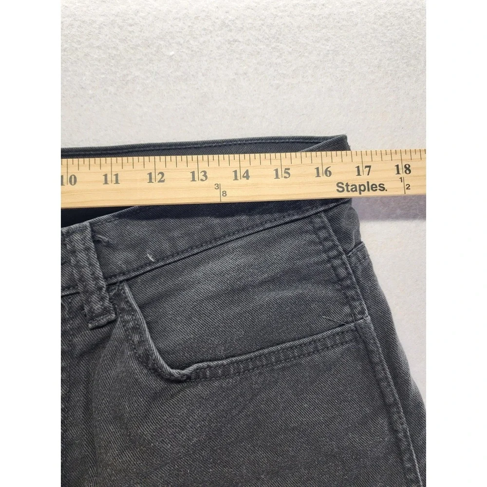 Levis‎ 513 Slim Fit Jeans Mens Black Faded Denim Pants 34x34